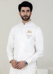 Off-White Embroidered Men's Waistcoat