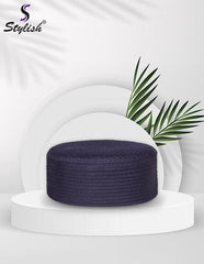 Dark Violet Islamic Cap