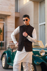 Black Plain Waistcoat