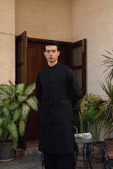 Black Waistcoat Suit WS-244-118