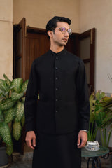 Black Waistcoat Suit WS-244-118