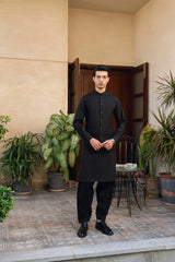 Black Waistcoat Suit WS-244-118