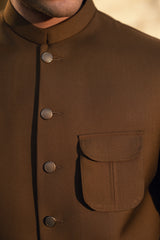 Brown Plain Waistcoat