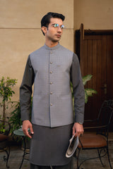 Cloud Gray Suiting Waistcoat WS-2038