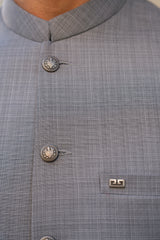 Cloud Gray Suiting Waistcoat WS-2038