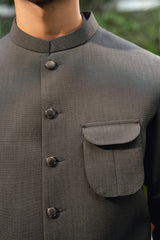 Dark Gray Waistcoat Suit WS-244-119