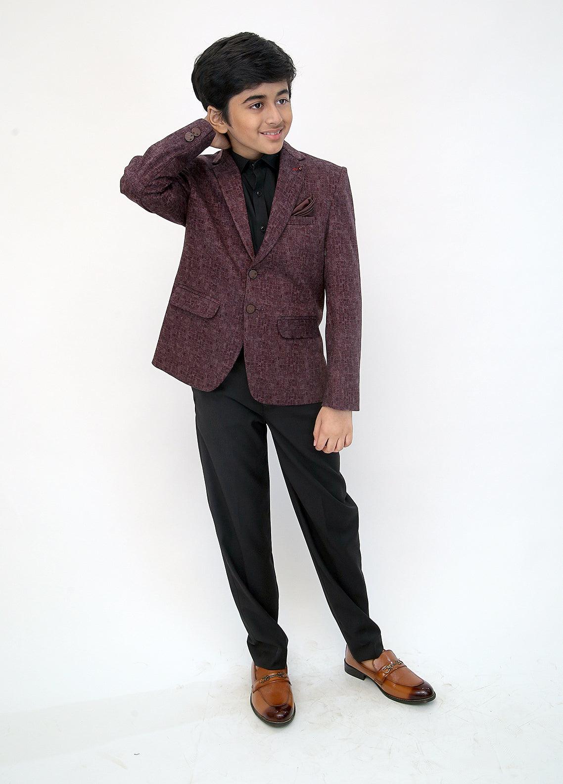 Casual coat mehroon
