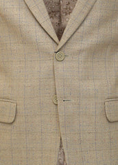 Golden Check Coat
