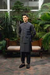 Midnight Blue Waistcoat Suit WS-244-120