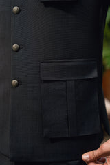 Midnight Blue Waistcoat Suit WS-244-120