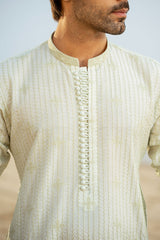 Mint Green Embroidered Kurta Trouser FD-5064