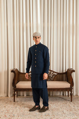 Navy Blyue Suiting Waistcoat WS-244-112