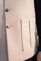 Off-White Plain Waistcoat WS-2018