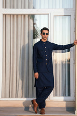 Royal Blue Suiting Waistcoat WS-244-114