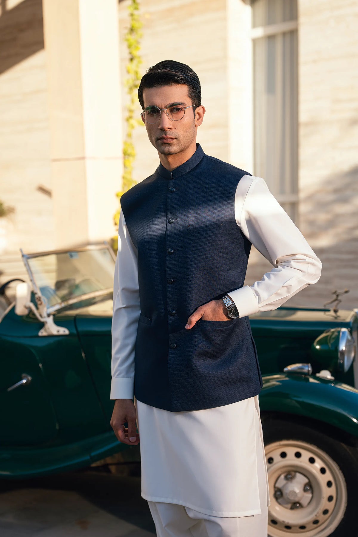 Steel Gray Suiting Waistcoat WS-2020