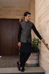 Steel Gray Suiting Waistcoat WS-2034