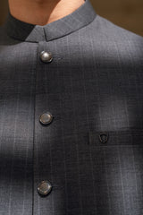 Steel Gray Suiting Waistcoat WS-2034