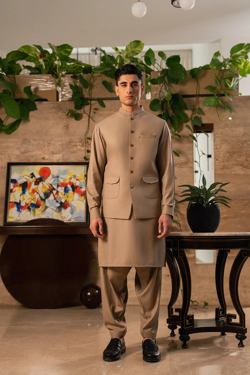 Beige Waistcoat WS-244-116