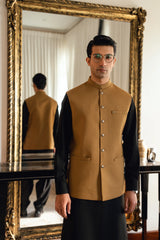 ceramel Brown Suiting Waistcoat WS-2033