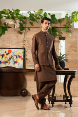 Chocolate Brown Waistcoat WS-244-115