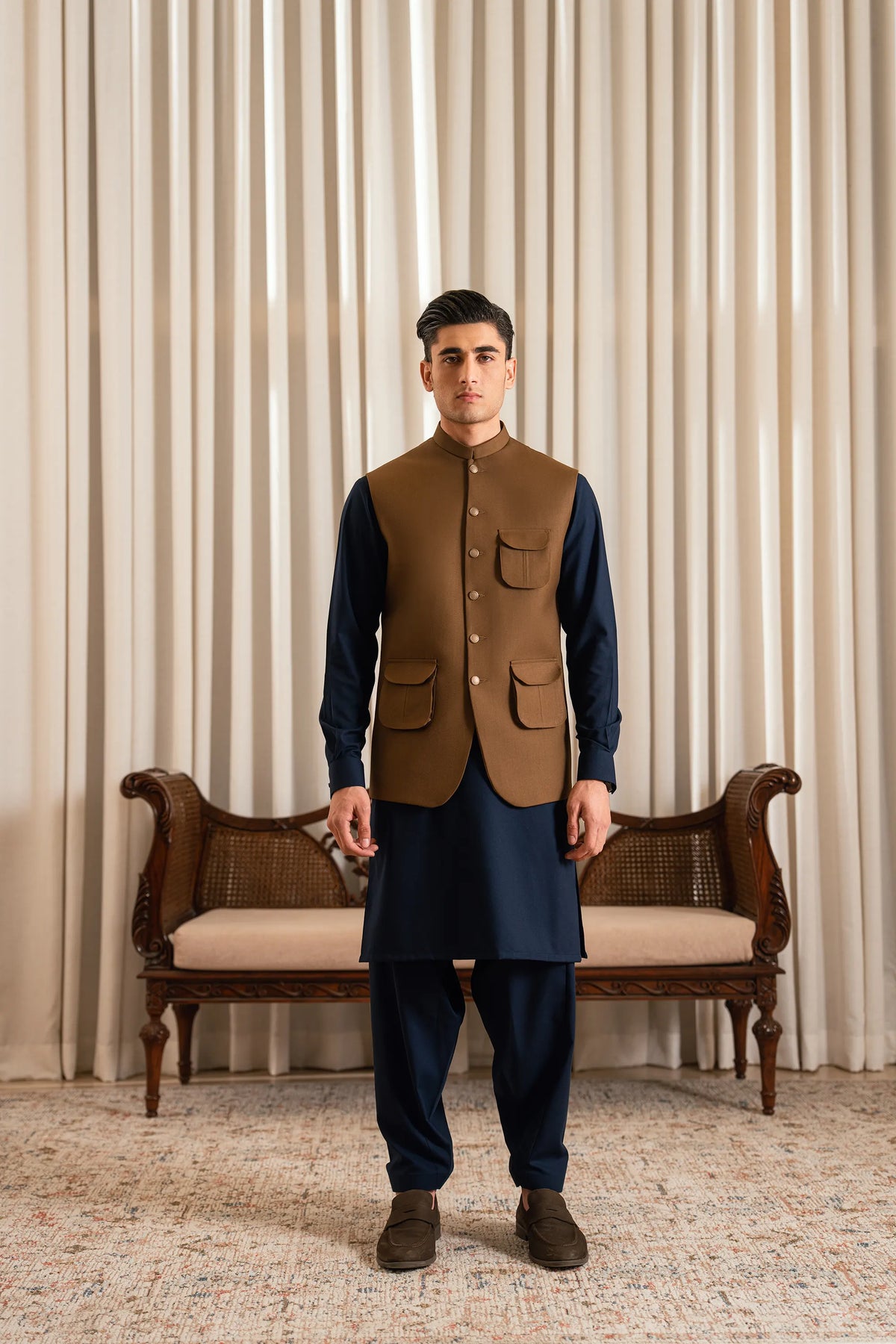 Chocolato Brown Waistcoat WS-20013