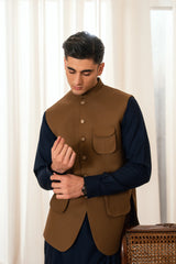 Chocolato Brown Waistcoat WS-20013